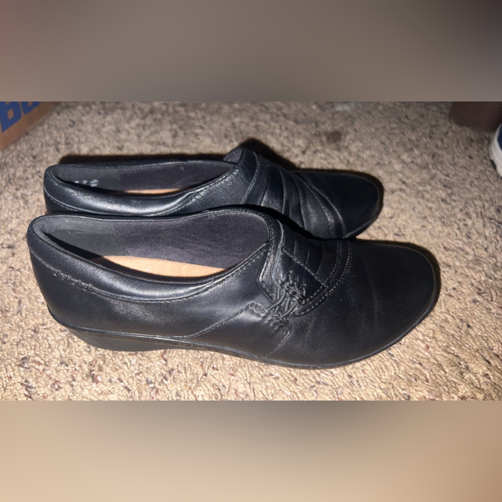 Clarks Collection Leather Slip On Loafers - image 2